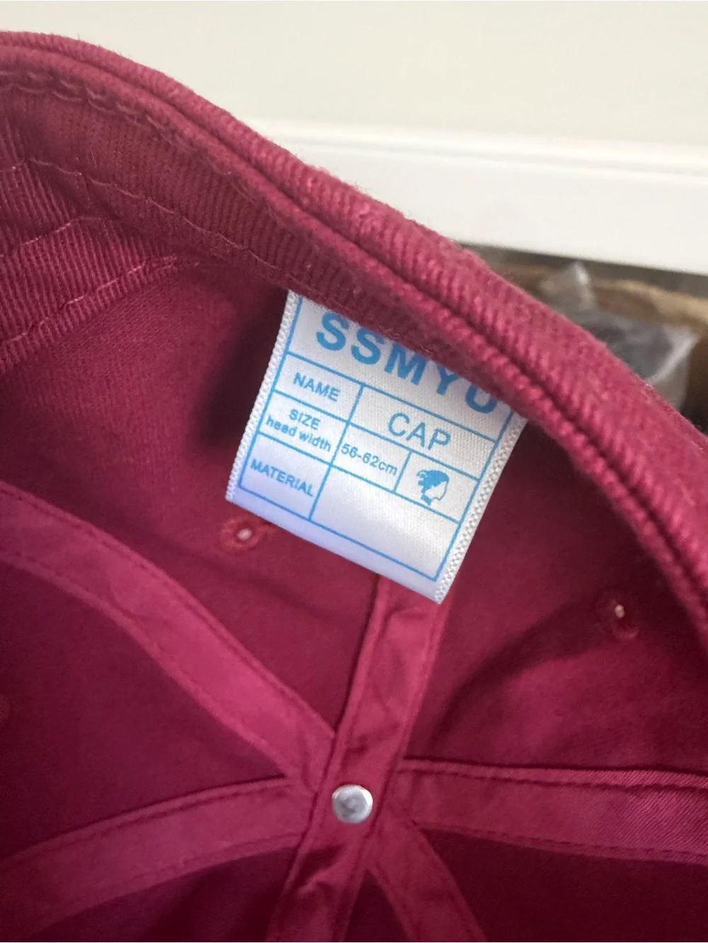 California Hollywood 24/7 Kids Baseball Cap - Burgundy